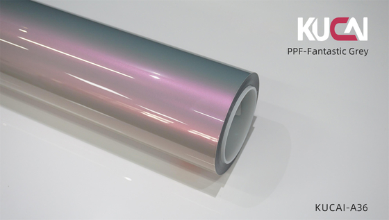 TPU PPF Vehicle Paint Protection Film Fantastic Grey Color Anti Scratch Self Healing