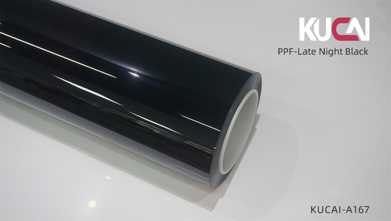 Late Night Black Paint Protection Film , Coloured PPF Film Anti Chipping 5ftx49ft