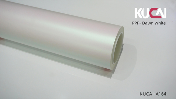 5ftx49ft Matte Paint Protection Film Dawn White Color , TPU Automotive PPF